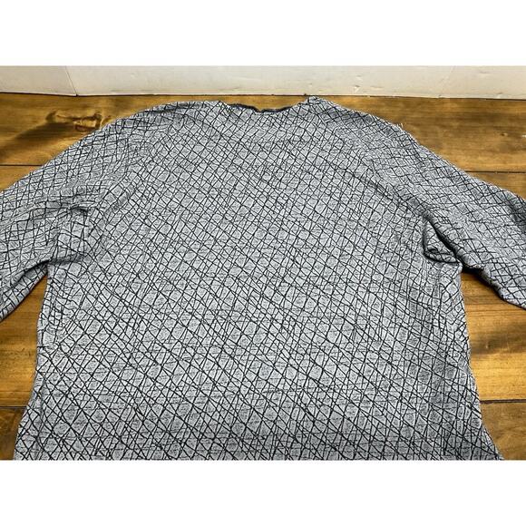 Lululemon Men's Large Grey Crackle Print Long Sleeve Surge Warm Crew Pullover - Picture 12 of 12